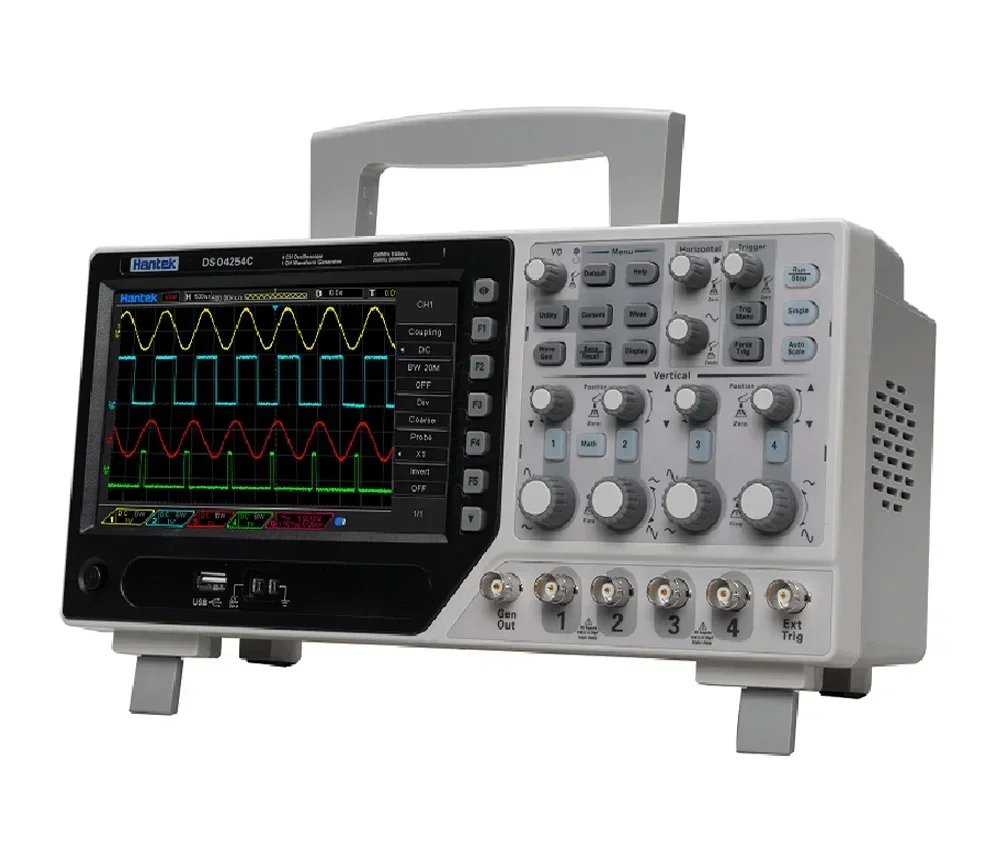 

Hantek DSO4084C DSO4104C DSO4204C DSO4254C Digital Oscilloscope 4CH Arbitary Function Waveform Generator Digital Oscilloscope