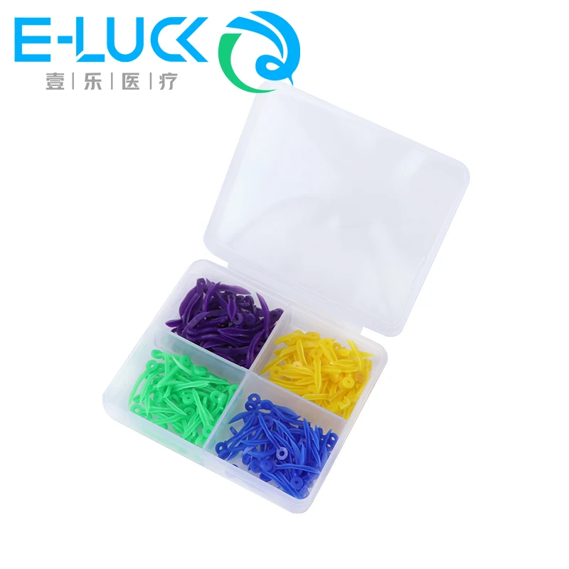 Dental Disposable Wedge Tooth Gap Wedges With End Circular Hole Medical Plastic Dentistry Accessories 200pcs/box