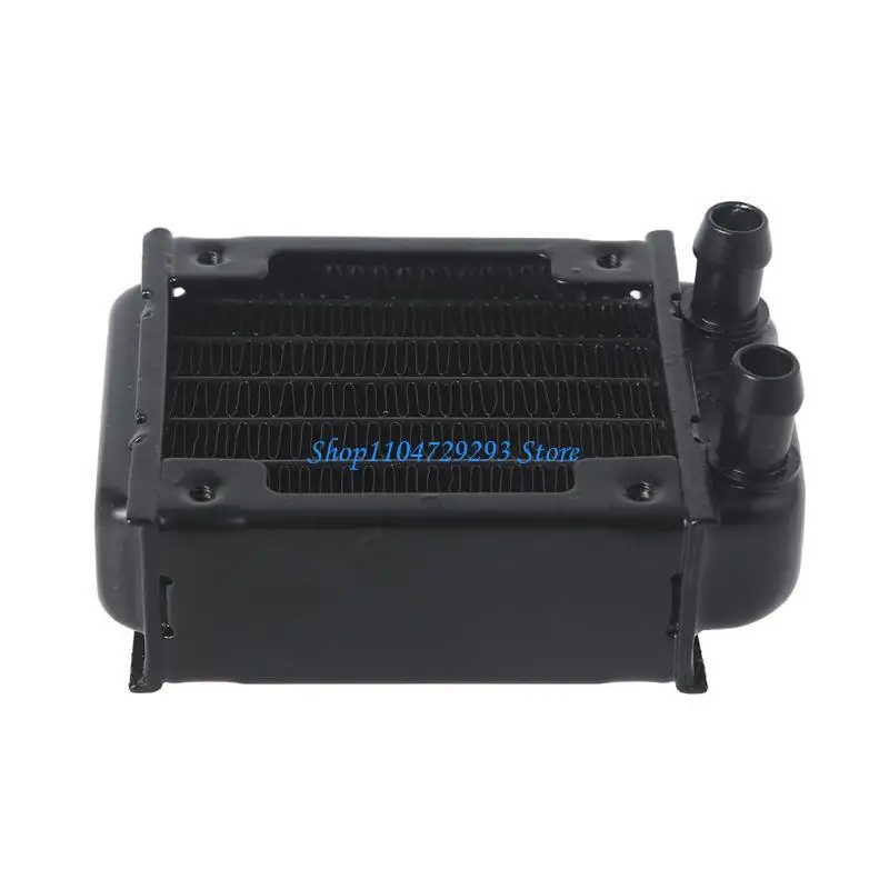 Y2GD DIY Liquid Cooling System High-Density Fins 6-Row Tubes Aluminum Radiator for Computer Water Cooling System 60mm/2.36in