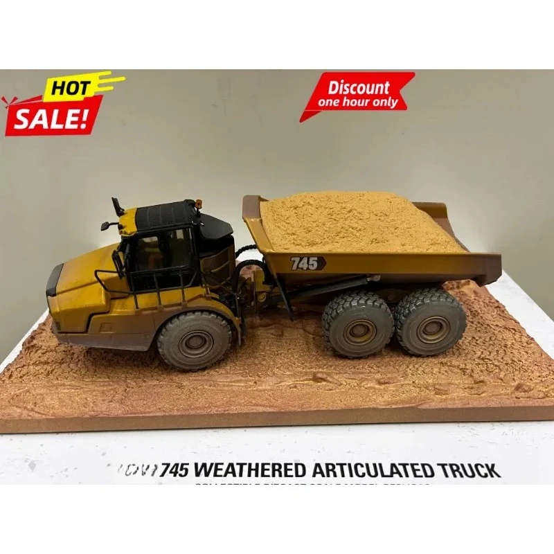 

1:50 Articulated Dump Truck Diecast Model Fits 745 Muddy Version Alloy Construction Vehicle Collection 85704