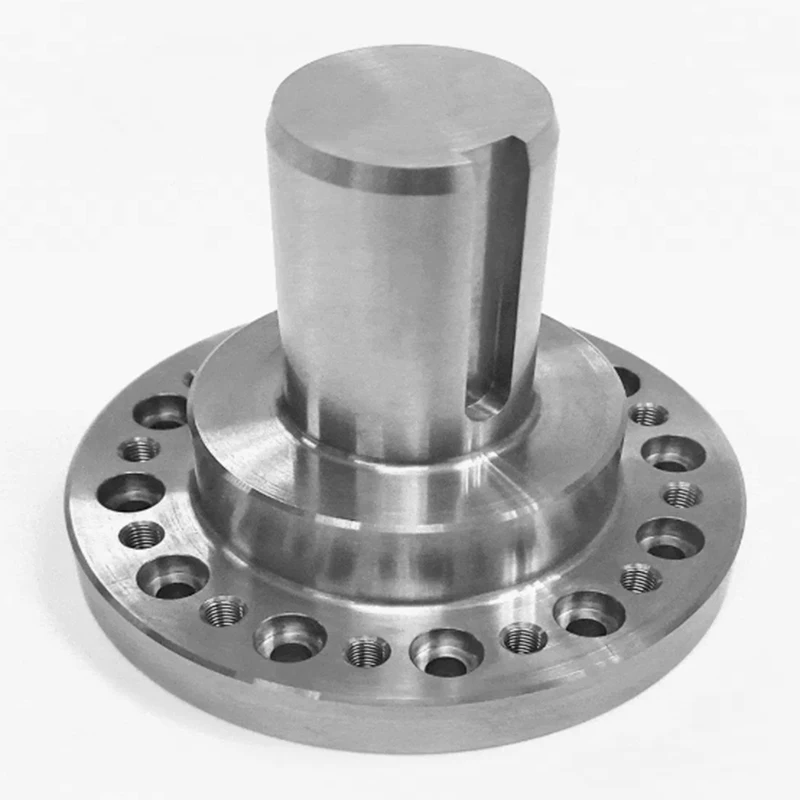 

Machining Factory CNC Machined Stainless Steel Precision Turned Shaft with Keyway Flange