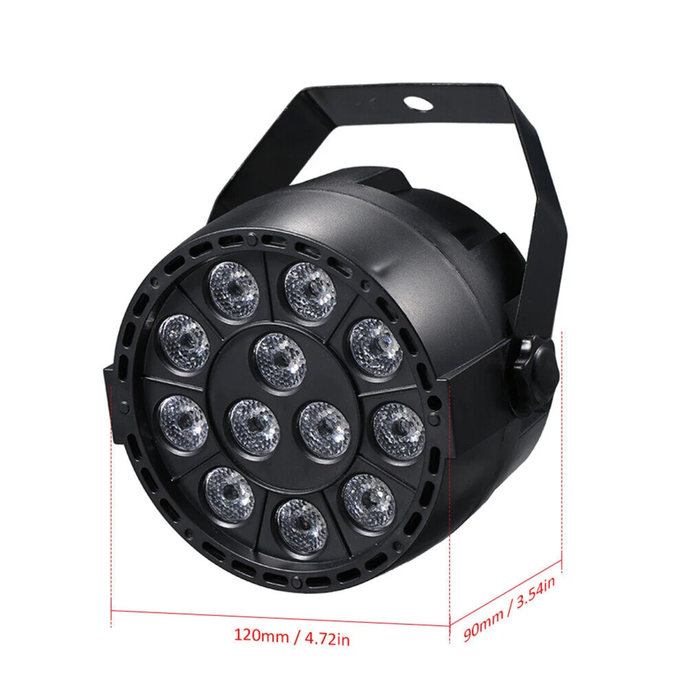 ไฟเวที LED DMX512 8CH สำหรับดีเจปาร์ตี้, ไฟ AC90-240V RGBW/50-60Hz สำหรับงานแต่งงานคริสต์มาสเพลงฮาโลวีนปาร์ตี้ไฟตกแต่ง