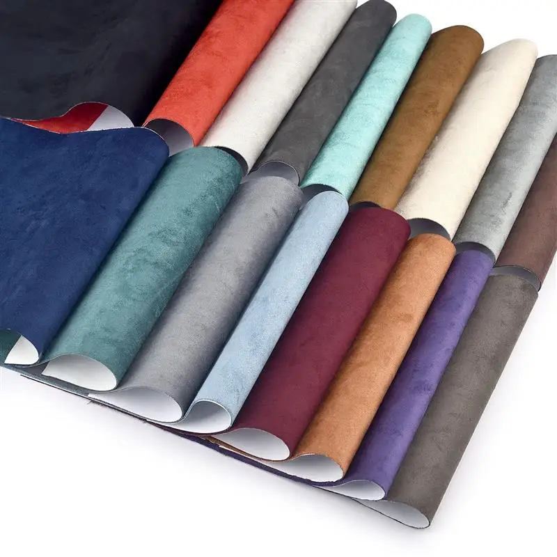 Self Adhesive Suede Fabric Faux Suede PU Leather For Jewelry Box Craft Decor Self-Adhesive Film For Car Interior Styling Decal