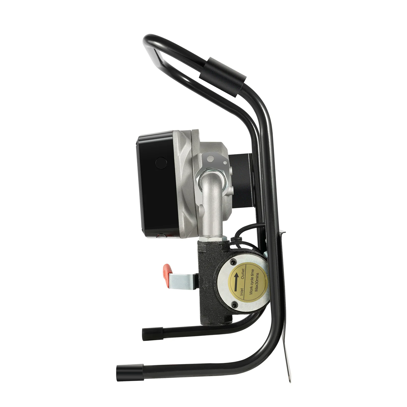 550W Electric Meter Pump Oil Transfer Pump Electric Self-Priming Fuel Oil Auto Refueling Automatic Diesel Transfer Pump Black