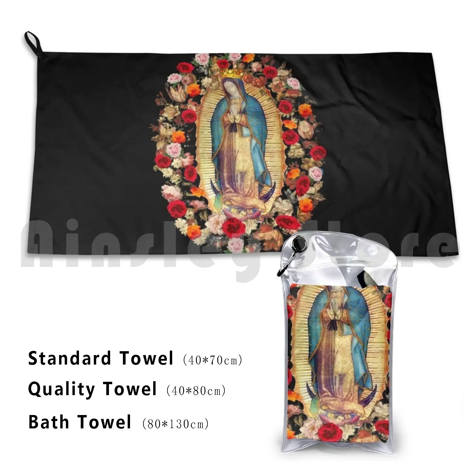 

Our Lady Of Guadalupe Virgin Mary Mexico Mexican Custom Towel Bath Towel Guadalupe Our Lady Of Guadalupe