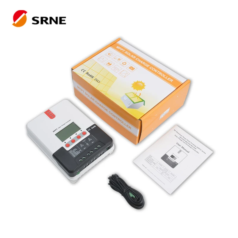 SRNE Brand ML2420 Solar Charge Controller 20A 12V 24V Solar Panel MPPT Solar Charge Controller For Solar Home System