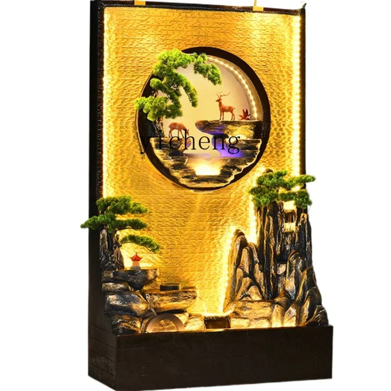 

FF Rockery fountain living room running water screen front desk entrance partition balcony fish pond ornament