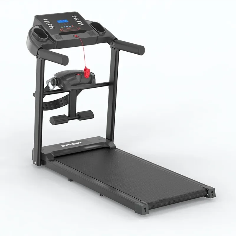 

Household Treadmill Shock Absorption Mute Family Multi-Functional Foldable Fitness Fat Reduction Massage Sit-up Rack 런닝머신