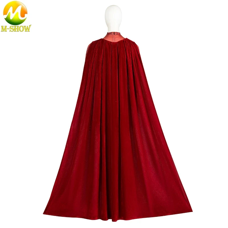 New Movie Super girl Jumpsuit Cosplay Costume Women Kara Zor-El Bodysuit With Red Cloak Halloween Outfits