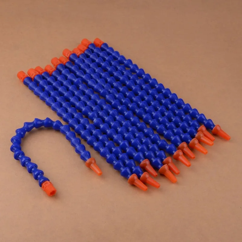 

LETAOSK 12 pieces 1/4 "blue orange flexible cooling pipe flexible hose circular nozzle L300mm lathe CNC machine suitable