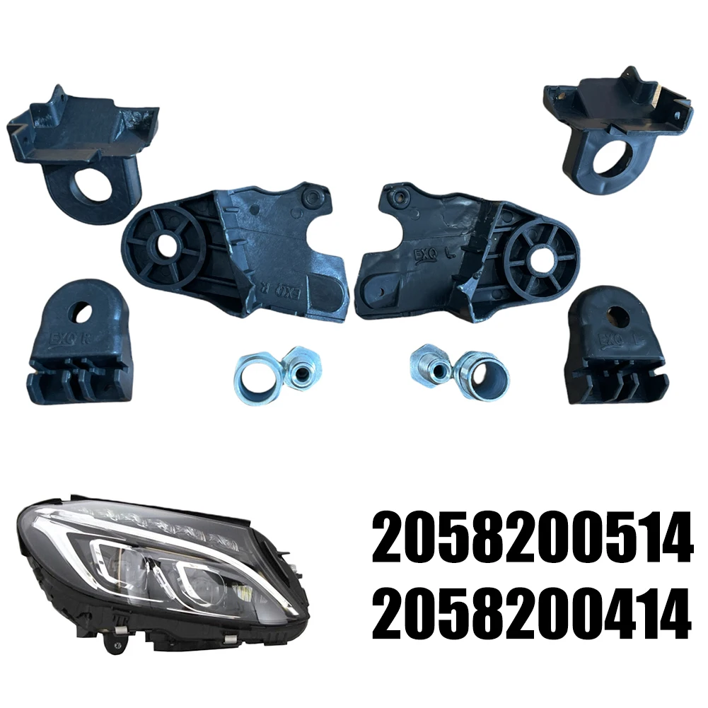 For MerFor Cedes For C For CLASS W205 Headlight BraFor et Repair Kit and Non Deforming Design BlaFor ABS Material