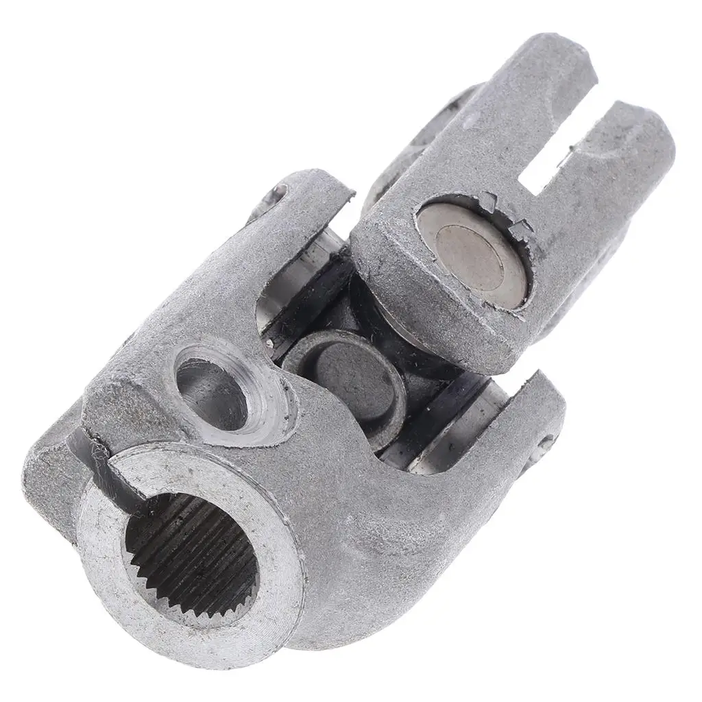 Metal Steering U Joint 30T 14mm Shaft Coupler Universal Joint Column Replacement for ATV Cart Buggy Vehicles