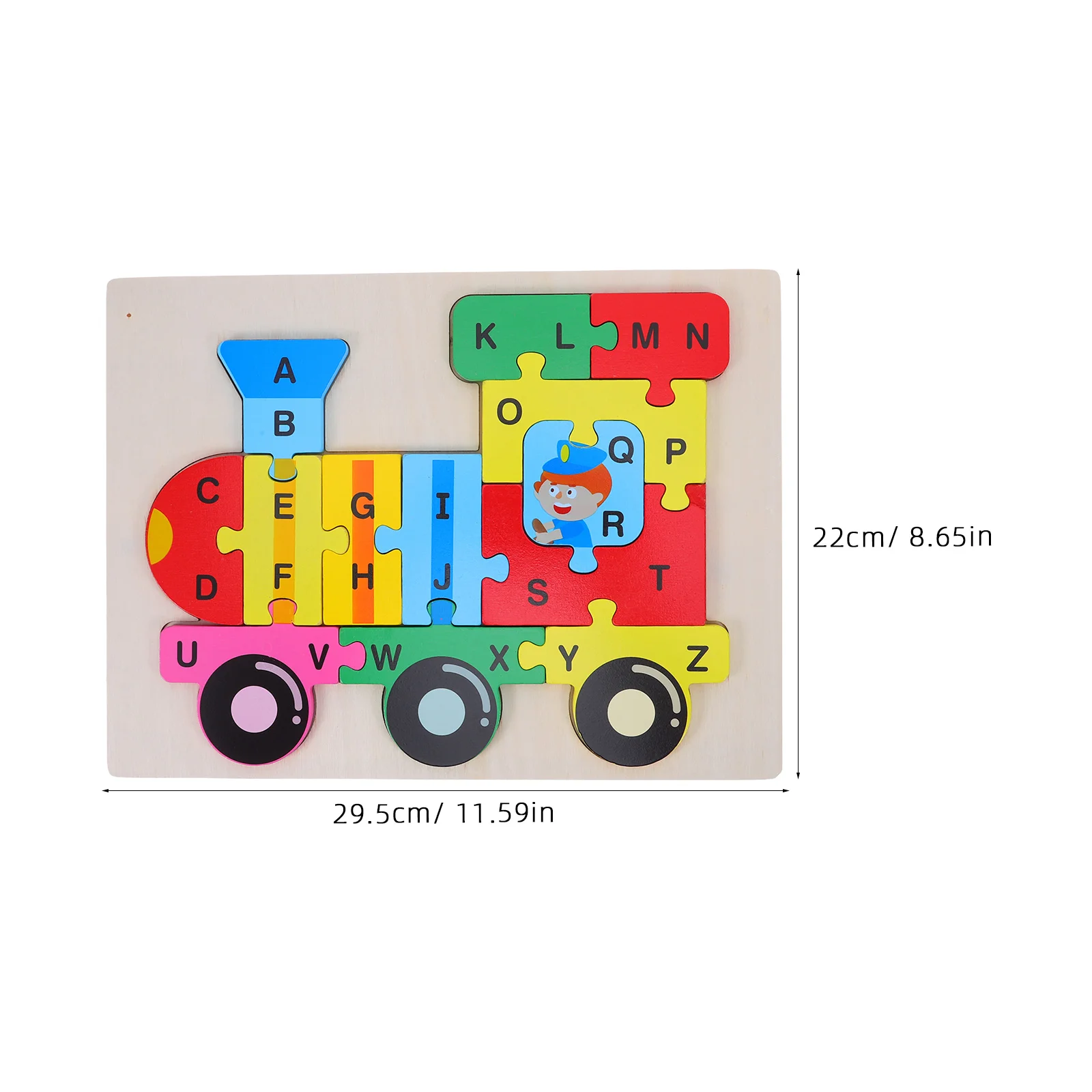 Children Early Education Puzzle Colorful Wooden Cognitive Development Educational Game for Toddler Learning Activity