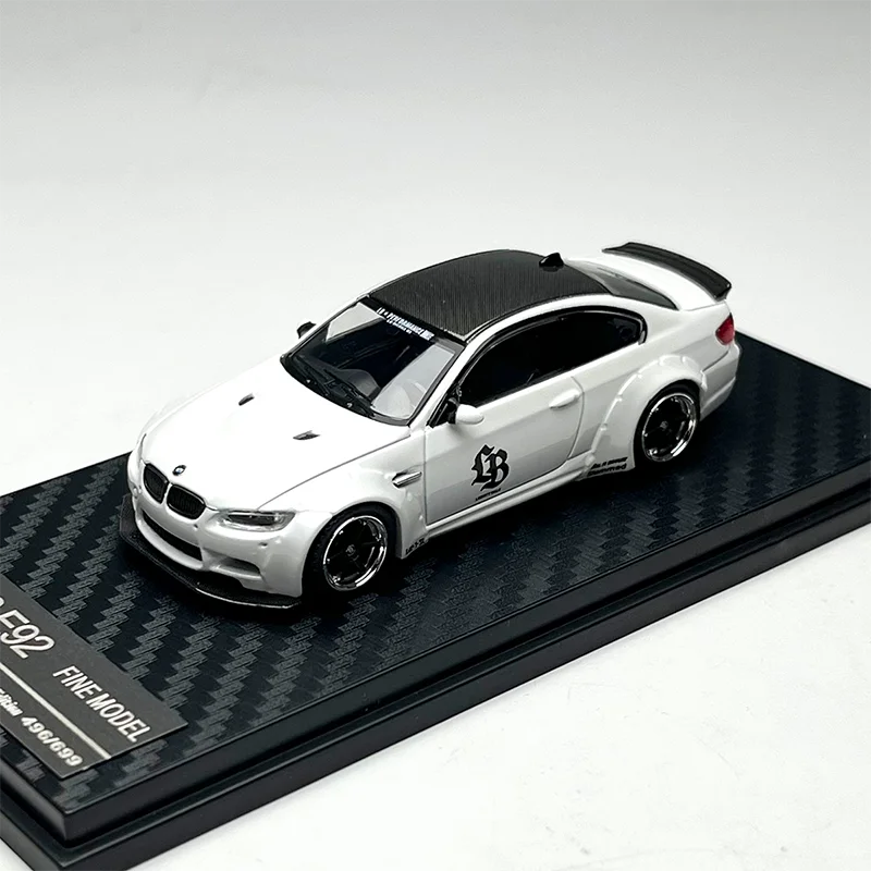 

Fine model FM 1:64 Scale M3 E92 LB Widebody Modification Alloy Car Model Static Collection Decorated Souvenir Gift Hobby & Toys