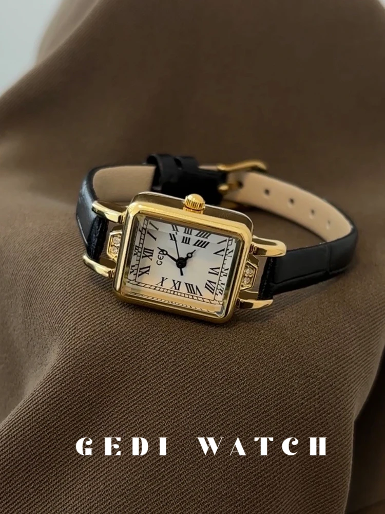 New Women'S Wristwatch 2026 New Style Small Square Watch Simple And Retro High-End Women'S Watch Suitable For Students And Women