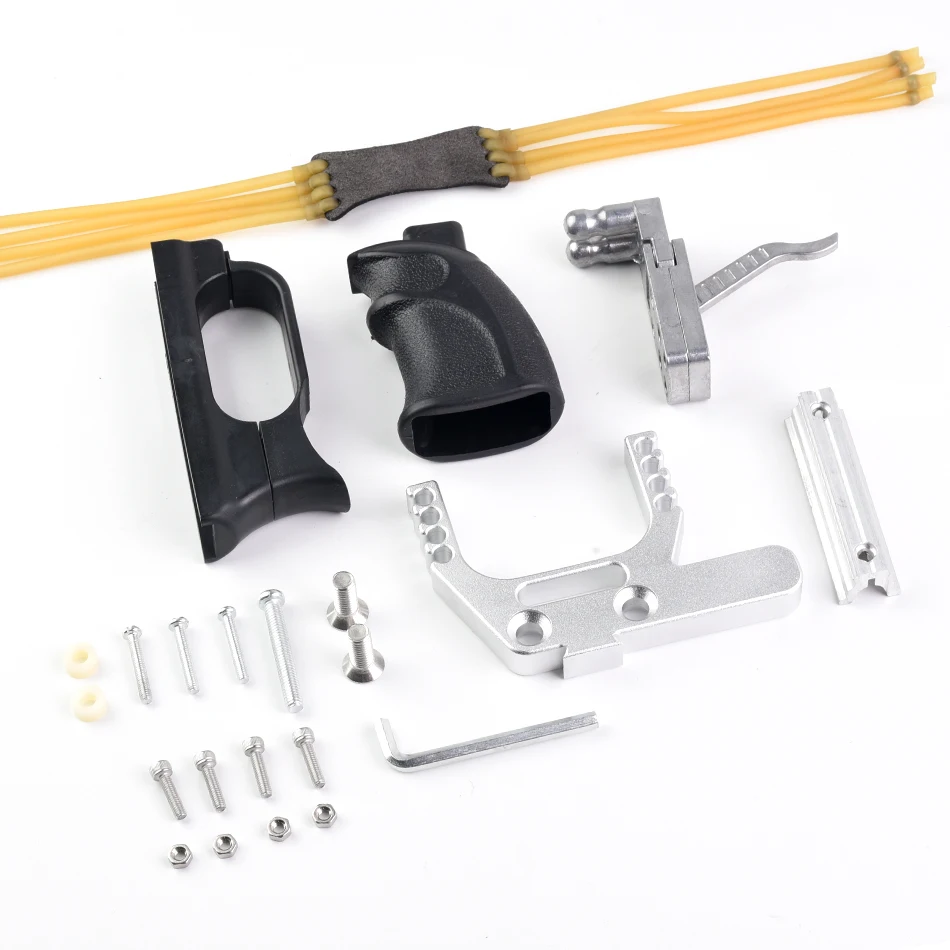 

DIY Tool Five Piece Set Professional Outdoor Hunting Accessories Set Multi Functional Portable Slingshot Assembly Accessories