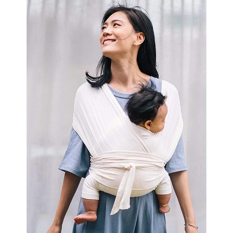 حاملة أطفال لحديثي الولادة قابلة للتعديل، حزام حمل قابل للتمدد، لوازم خارجية محمولة متعددة الوظائف للأطفال الصغار