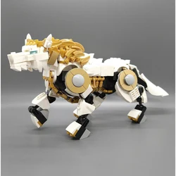 353PCS Wolf MOC Fenrir Machina Building Blocks Interest Enlightenment Puzzle Assembled Model Toy Brick Children's Birthday Gifts