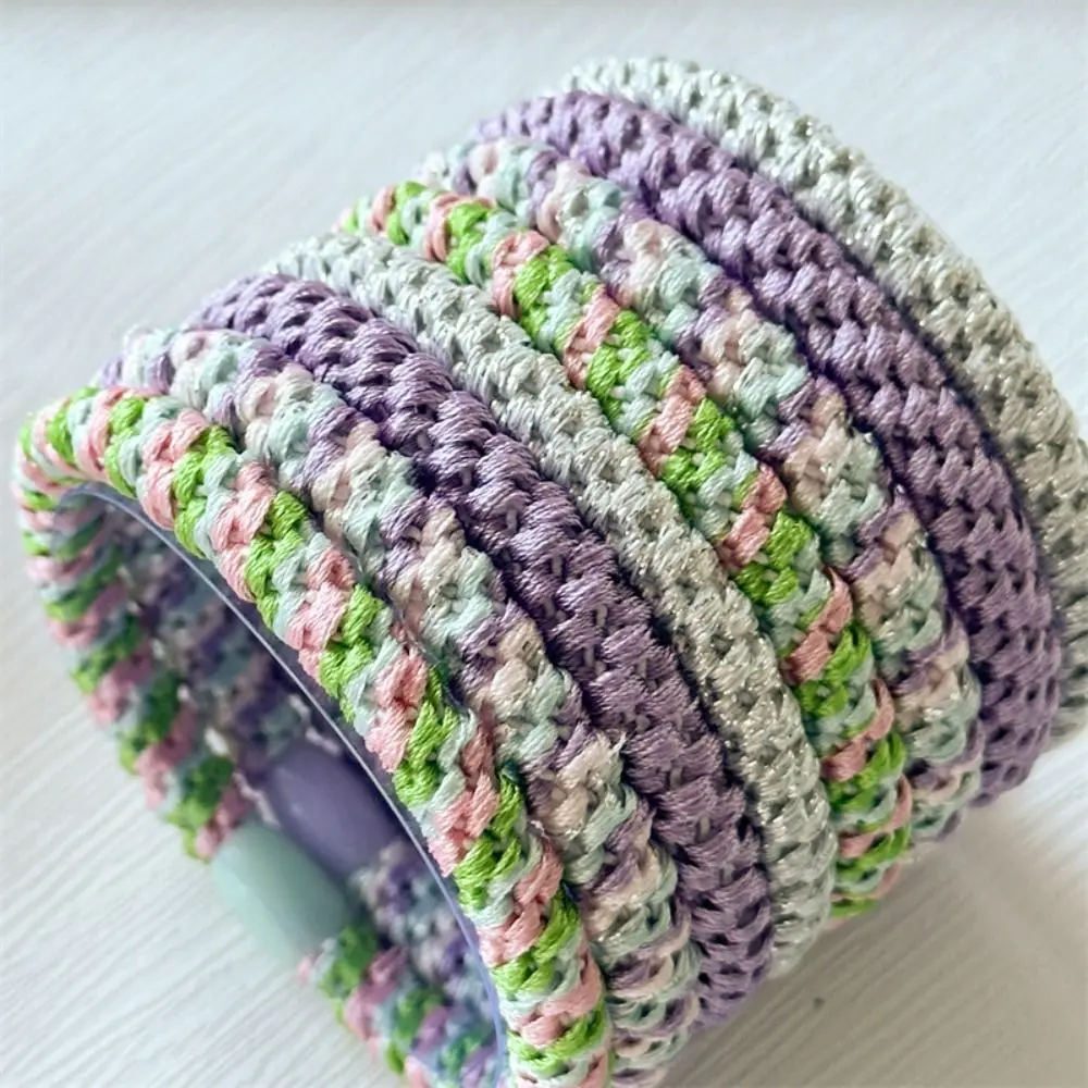 8pcs/Set Hair Tie Basic Hair Rope Set Ponytail Holder Korean Style Rubber Band Hair Accessories Cute Hair Ring