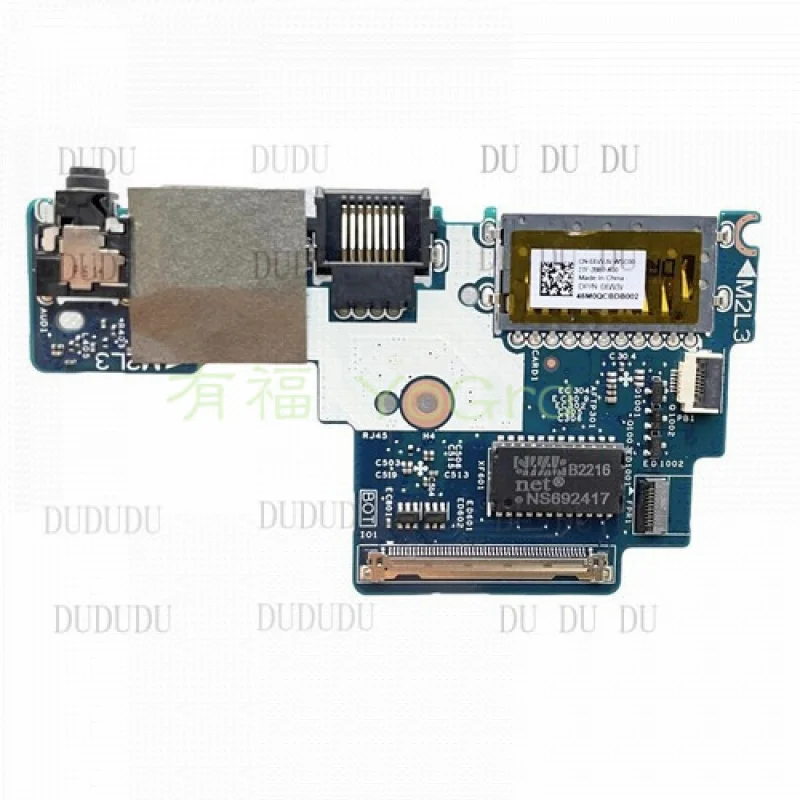 

D New USB Audio RJ45 Card Reader ODIN 16V IO Board UMA For Dell Vostro 7620 0XVVJV