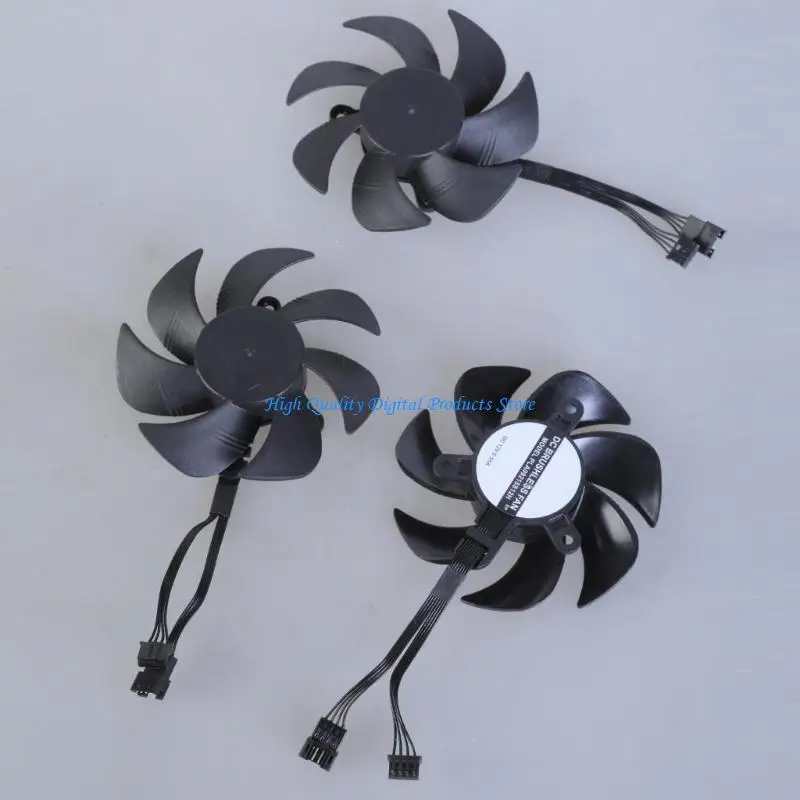 พัดลมระบายความร้อนการ์ดการ์ดกราฟิก u2je สำหรับ RTX3060 การ์ดวิดีโอที่เหมาะสมที่สุด radaition