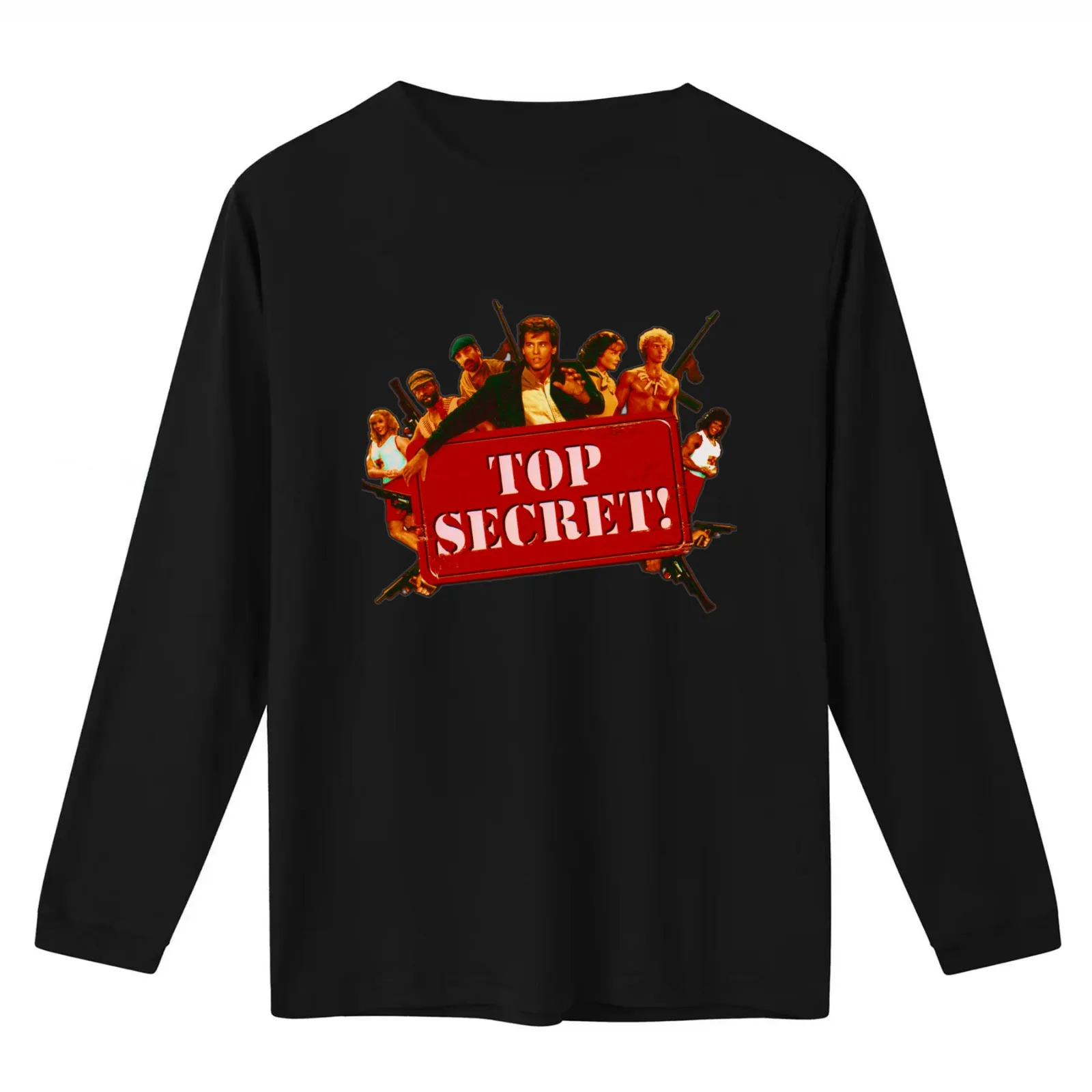 Top Secret T-Shirt Summer Casual Cotton Tee Oversized Streetwear Tops Vintage Graphic Print Loose Fit Short Sleeve
