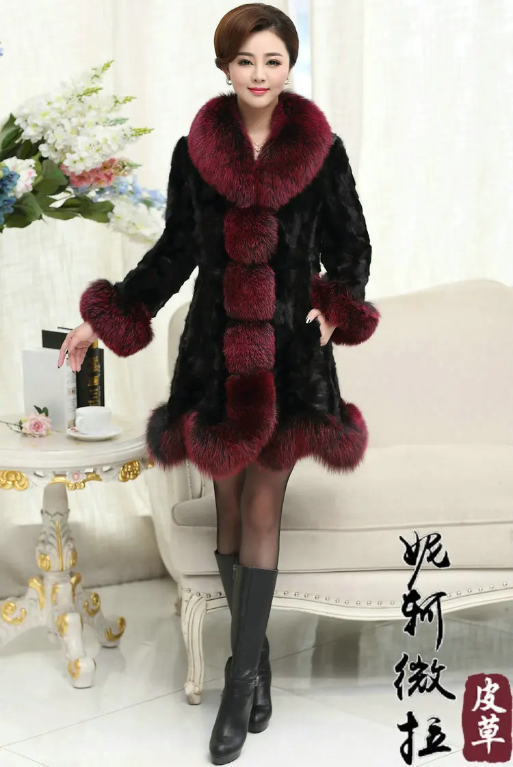 Luxury Woman Real Mink Fur Coat Genuine Poncho Natural Winter Female Jacket Full Pelt Real Fur Cape Shawl Coat Mink Coats