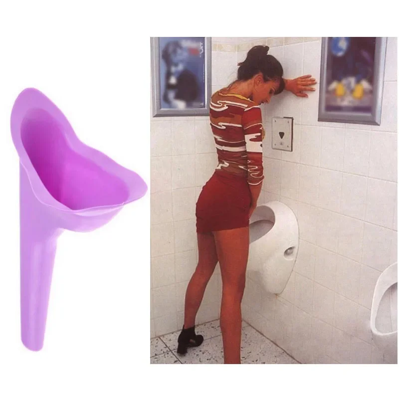 Woman Standing Piss Portable Toilet Urinal Camping Tent Travel Toilet Female Urinal Female Pee Funnel Emergency Silicone Urinals