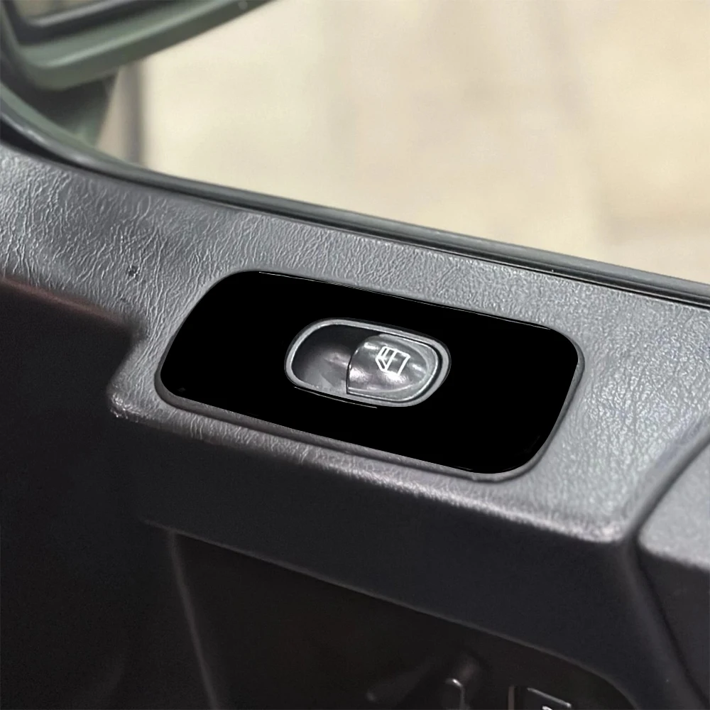 For Mercedes-Benz G-Class W463 G55 G500 2004-2012 Piano Black Door Window Switch Control Panel Cover Car Accessories Sticker