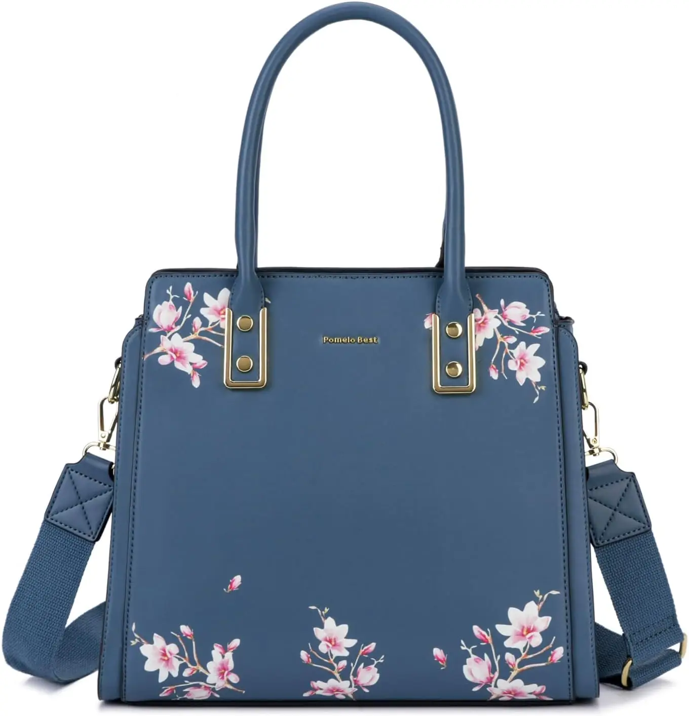 Handbags for Women with Multiple Internal Pockets in Pretty Color Combination, Women's Satchel Handbag