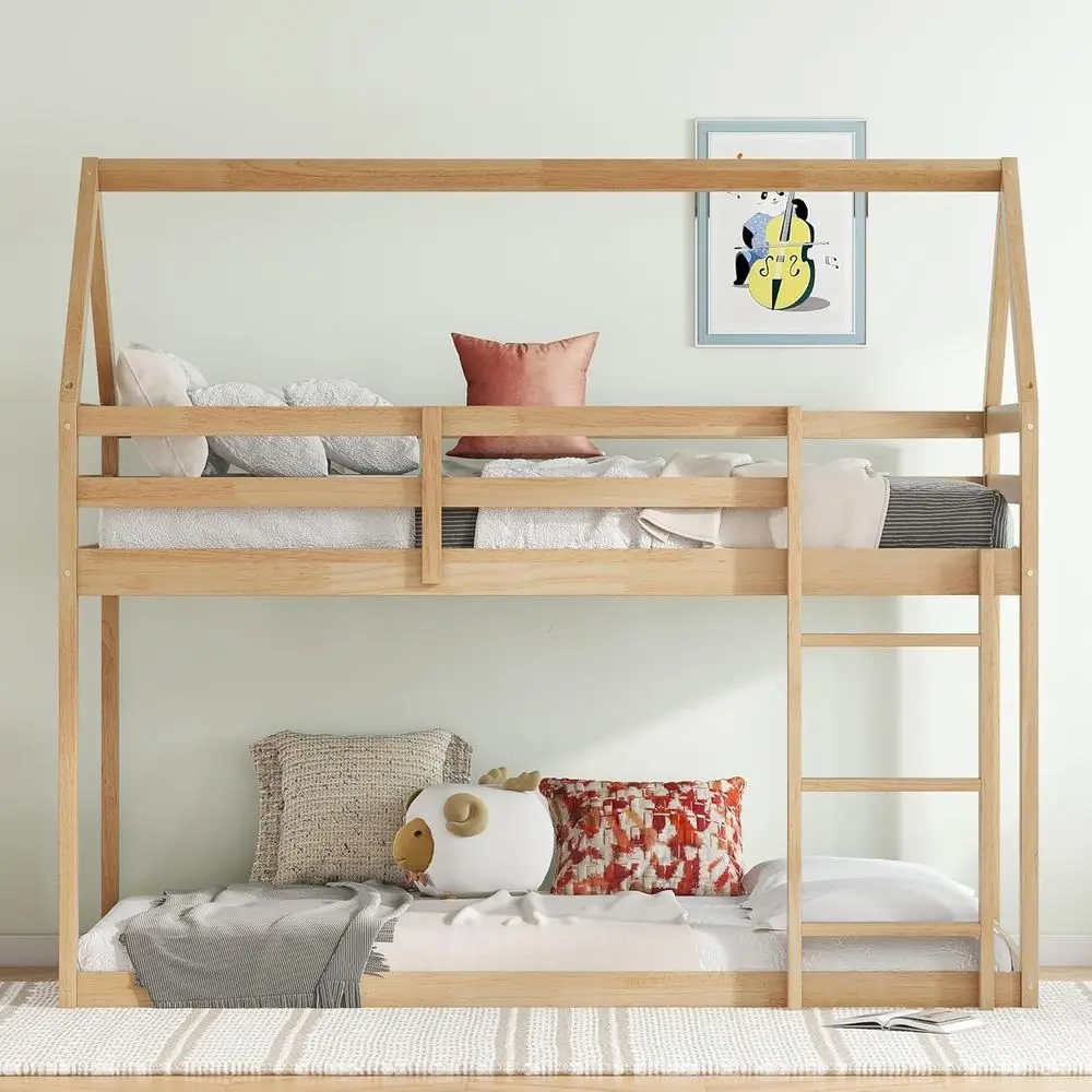 White Oak Twin Bunk…