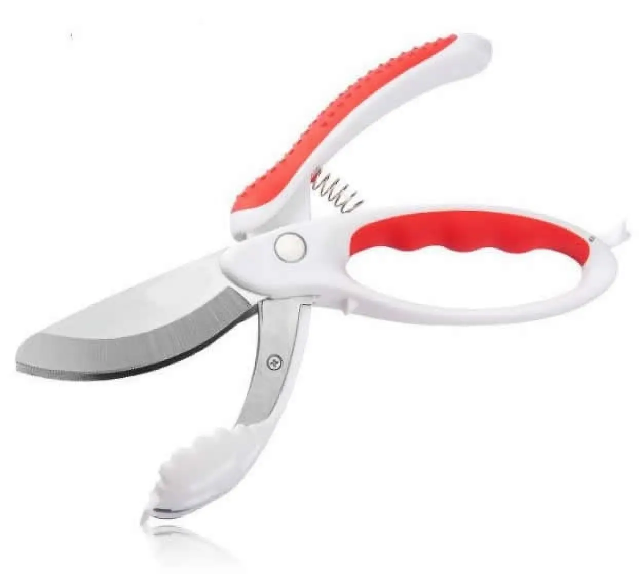 

Toss and Chop Salad Tongs, Salad Chopper, Heavy Duty Kitchen Salad Scissors, Multifunction Double Blade Salad Cutting Tool, 9 In