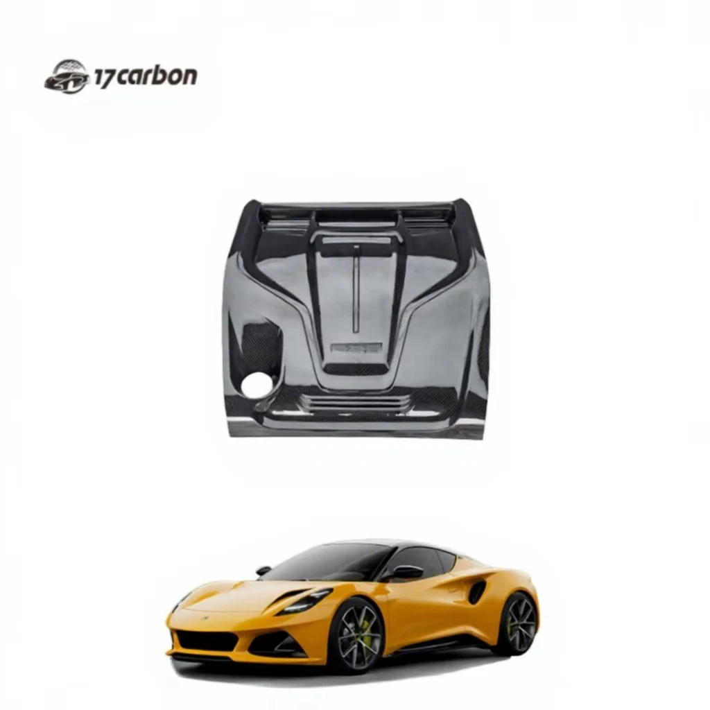 Monotek Auto Parts Dry Carbon Engine Hood Cover for Lotus Emira