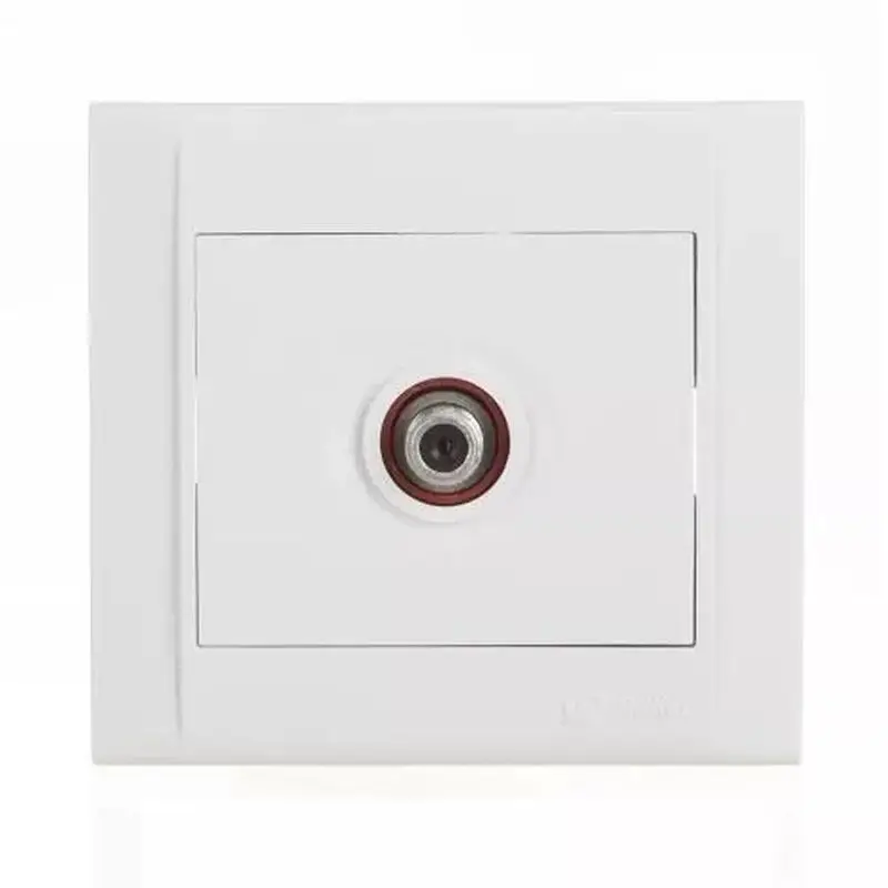 DEFNE – couvercle de Module à passage unique, prise Satellite, blanc, MAKEL