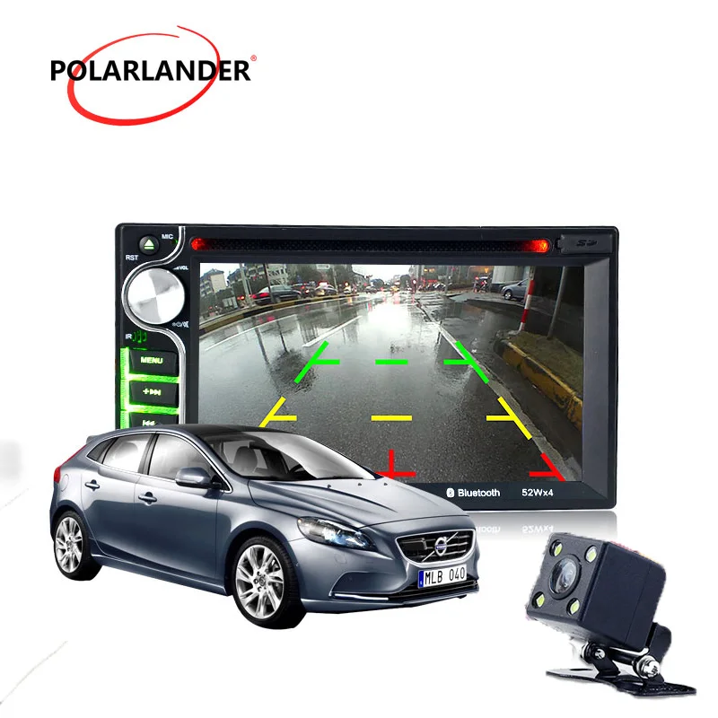 6.5 بوصة 2 Din HD بلوتوث مشغل DVD مشغل MP4 Autoradio شاشة تعمل باللمس دعم 7 لغات مشغل أسطوانات للسيارة شاشة تعمل باللمس حر اليدين RDS