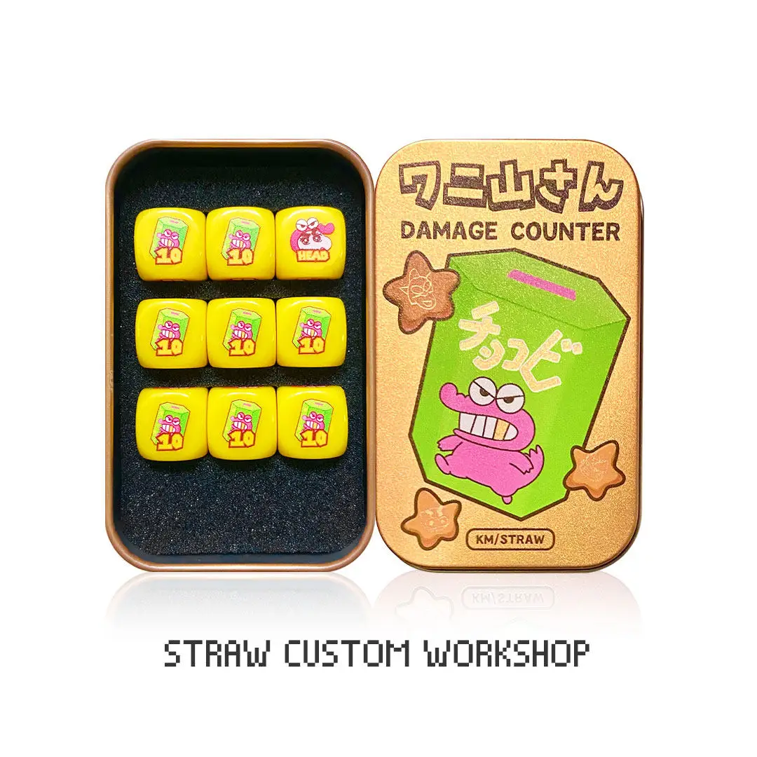 

Новый набор для хранения и игры в карточную игру PTCG Waniyama San: индикаторы повреждений, кубики, аниме-фигурки, настольная игра, подарок