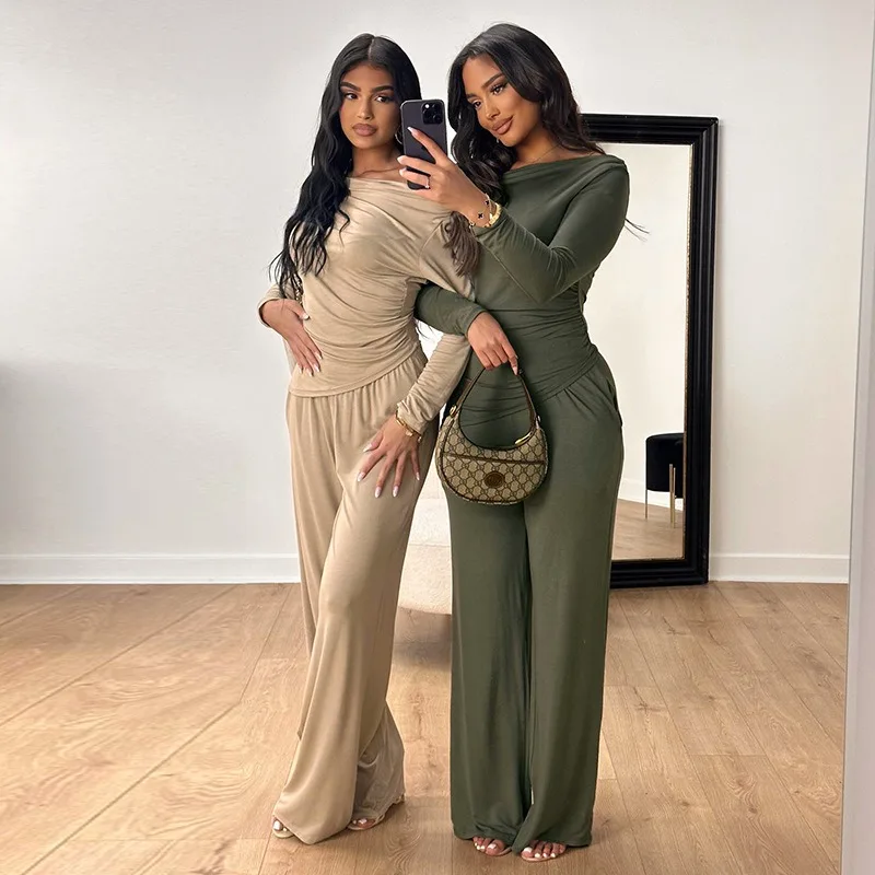 Otoño Invierno mujeres monos nueva ropa de calle moda manga larga monos con cuello inclinado Casual ajustado sólido Sexy ropa de punto