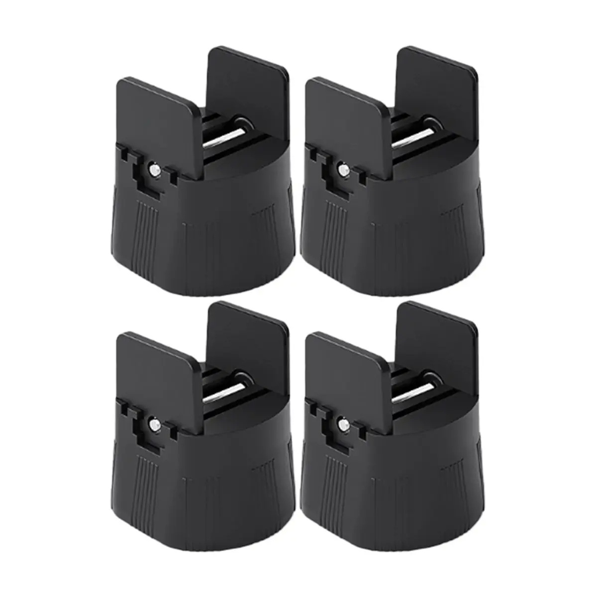 A394K 4PCS Fixed-Height Table Leg Pads, Furniture Support Blocks for Beds, Sofas, and Chairs-Ideal for Home and Official Use SUM