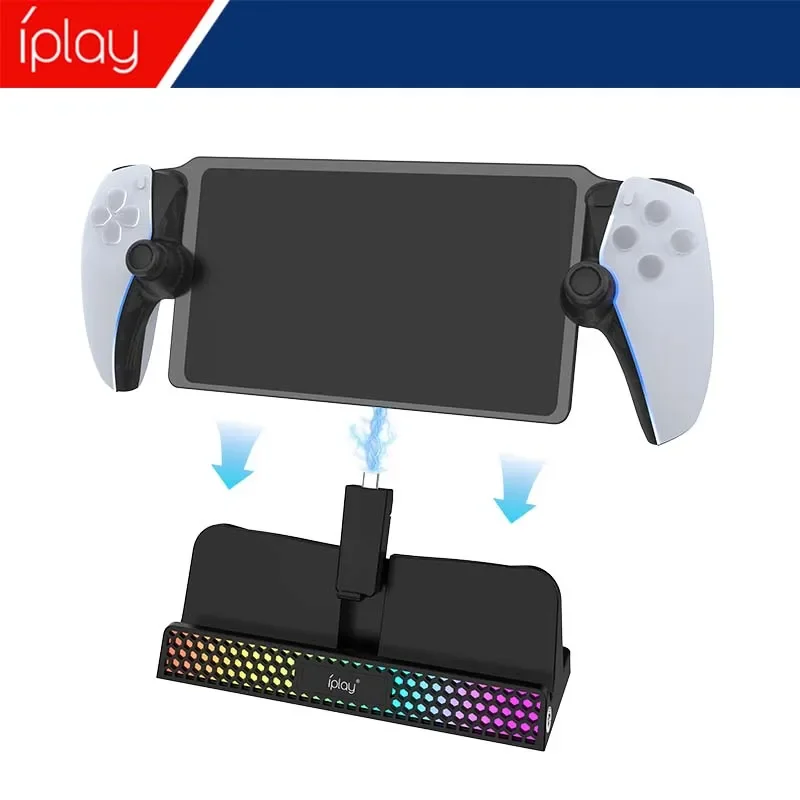 

For PS5 Portal Charging Dock Type C for PlayStation 5 Game Console Charger Dock for PS Portal Charging Stand For PS5 Accessories