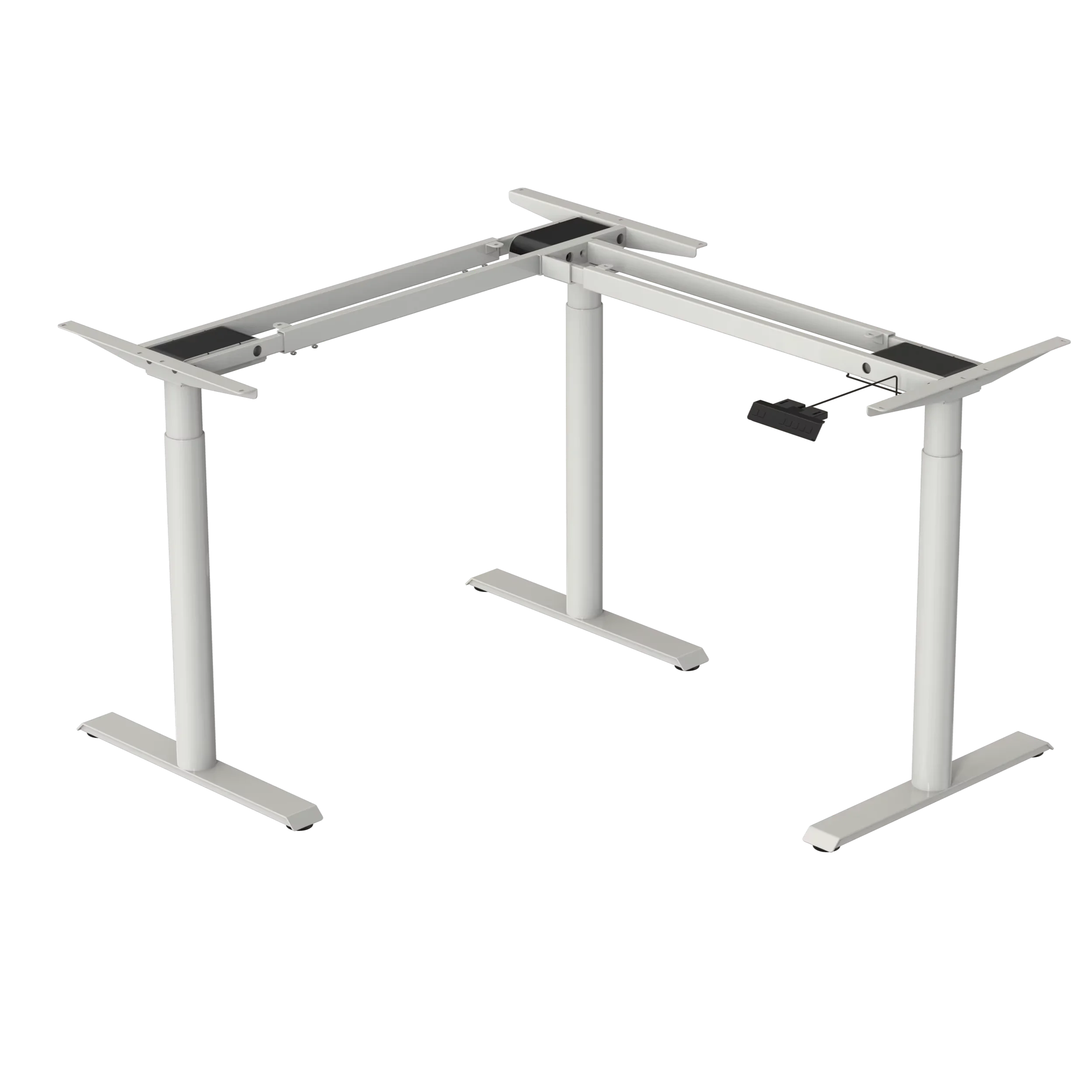 

Modern Height Adjustable Desk Three Motor Electric Frame with Three Legs 120KG Load Capacity GHED523-90