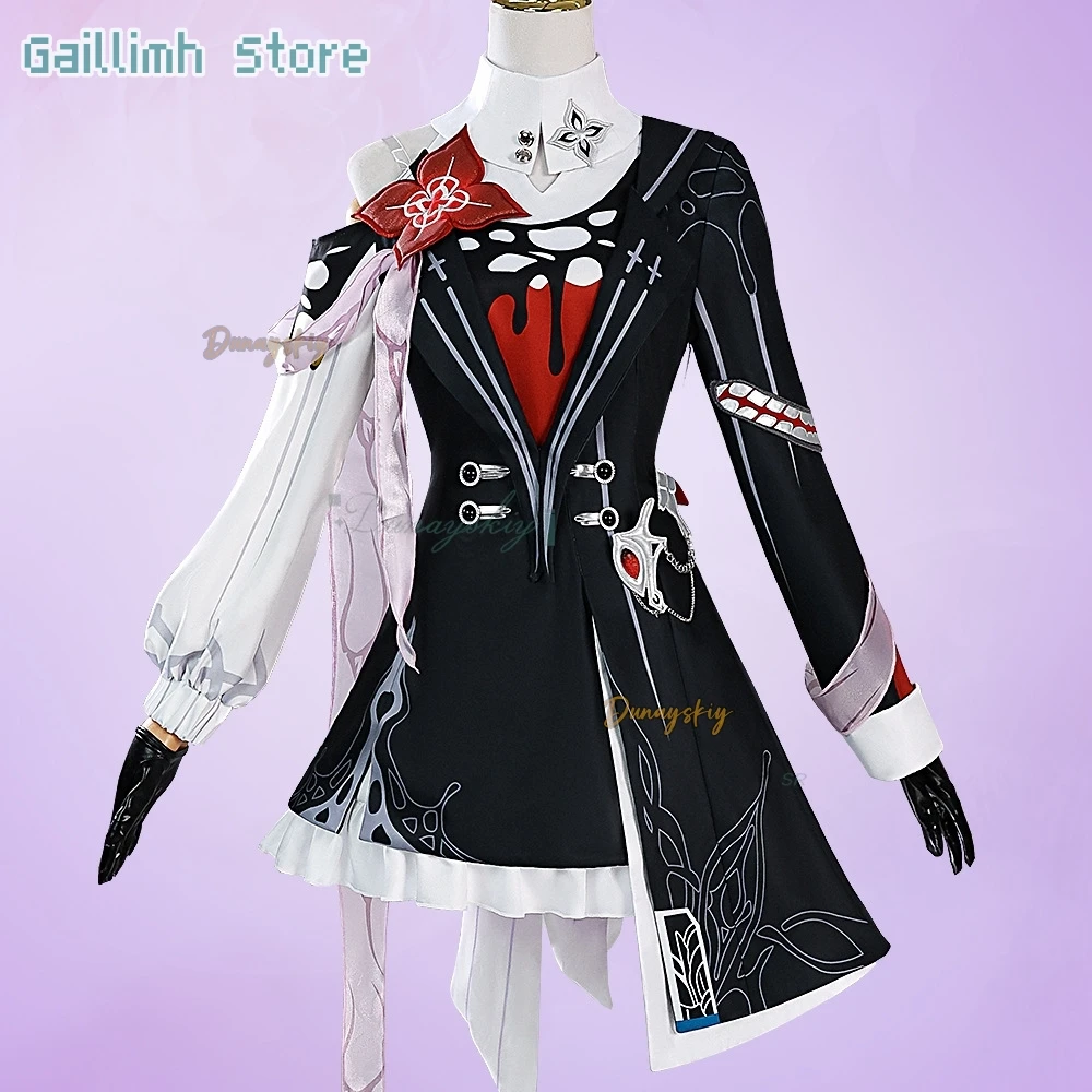 jeu-honkai-star-rail-la-nuit-7-mars-cosplay-disfraz-perruque-chaussures-boucles-d'oreilles-chapeaux-accessoires-ensemble-complet-halloween-carnaval