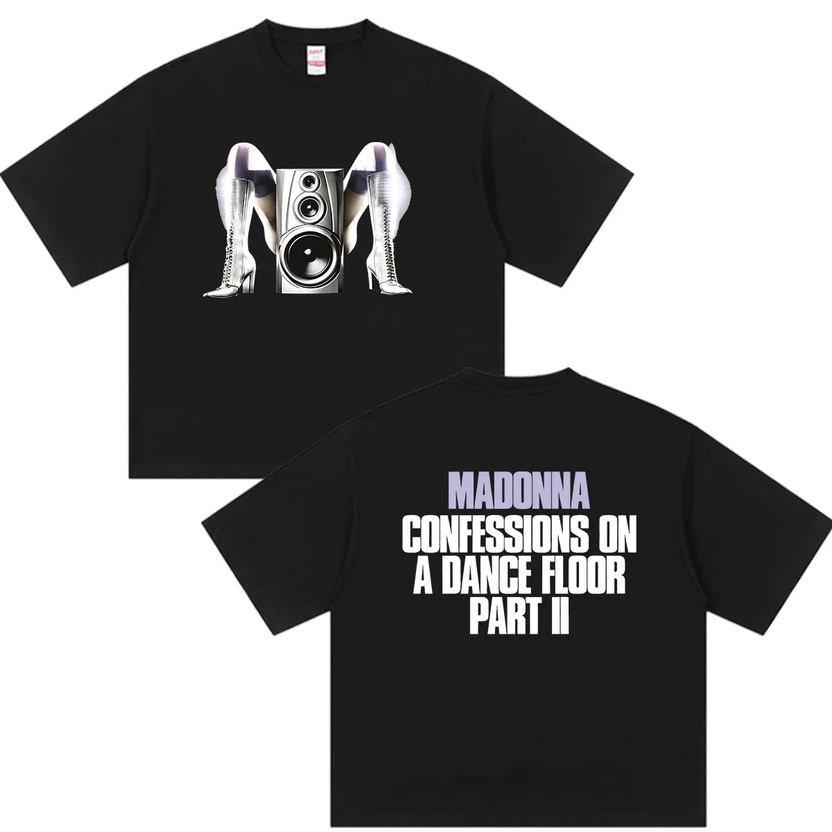 Camiseta Madonna Confessions on A Dance Floor II, Nuevo Álbum 2026, Merchandising, para Hombre y Mujer, Estilo Retro, Oversize, de Algodón, Streetwear