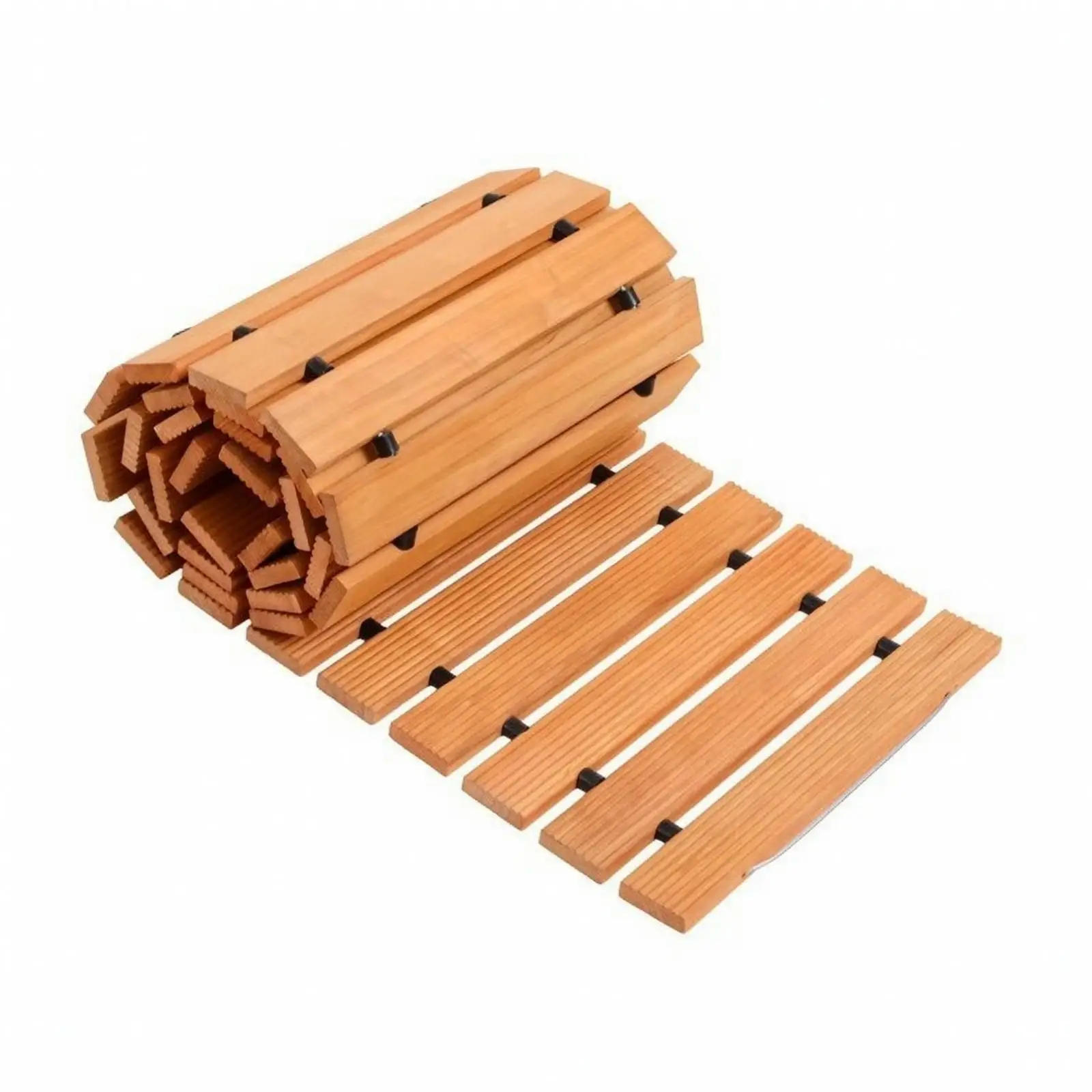 Wooden Garden Pathway Weather-Resistant Wooden Garden Path Roll-out Outdoor Path Foldable for Lawn, Backyard