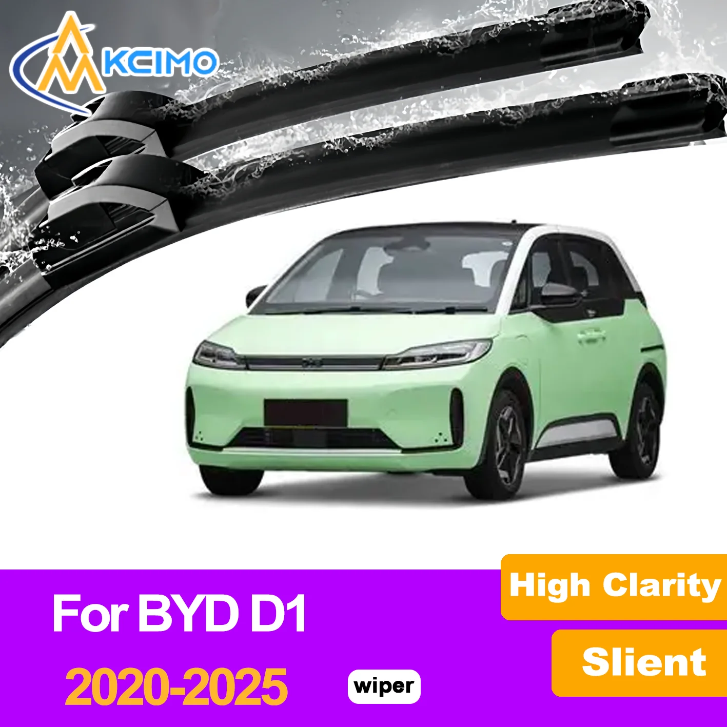

For BYD BYD D1 2020-2025 2021 2022 2023 Durable Slient Front Wiper Blades Car Windscreen Windshield Window Wiper Accessories