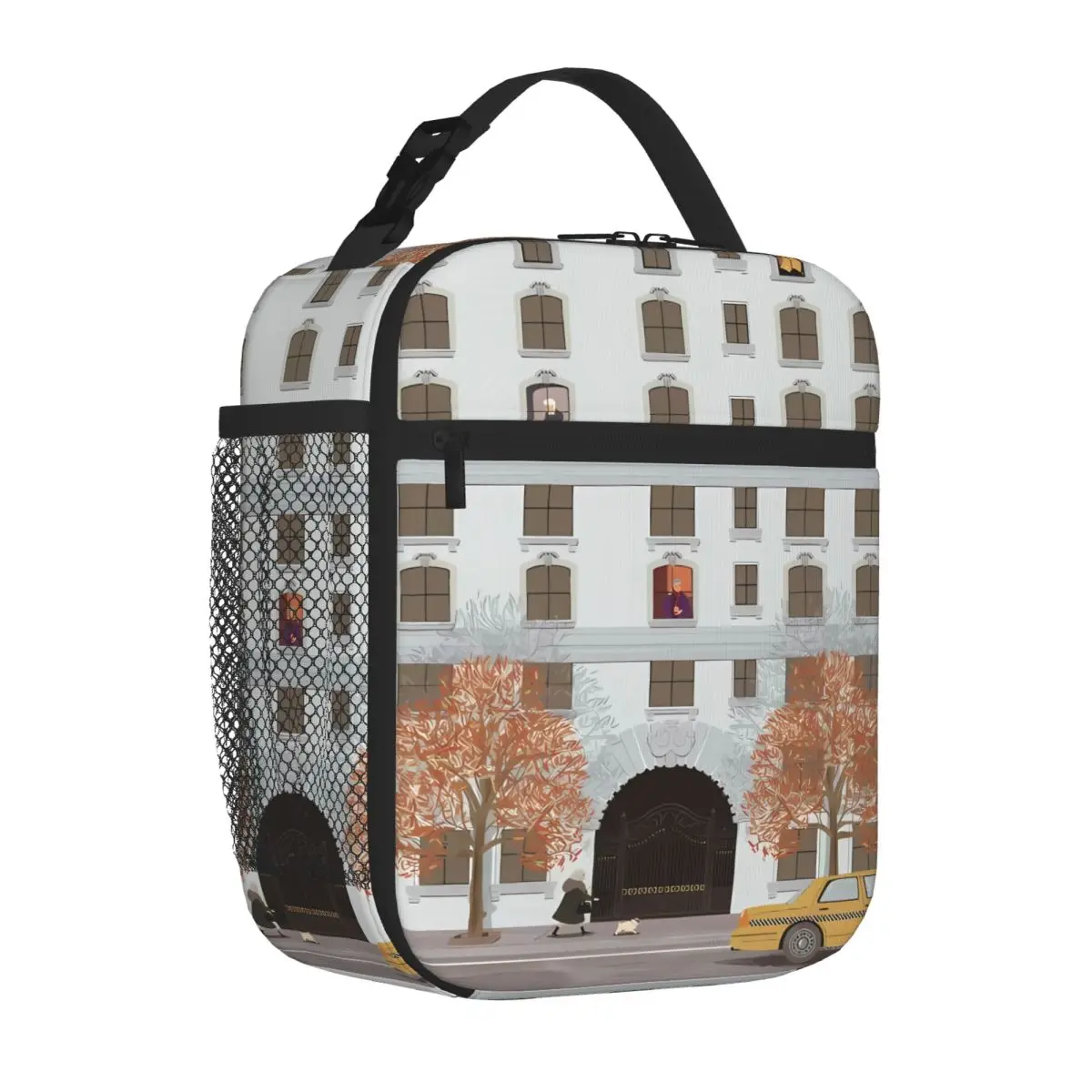 Bestselling Only Murders In The Building Arconia Windows Industrial Style Insulated Lunch Pouch Cruise Travel Cooler Tote