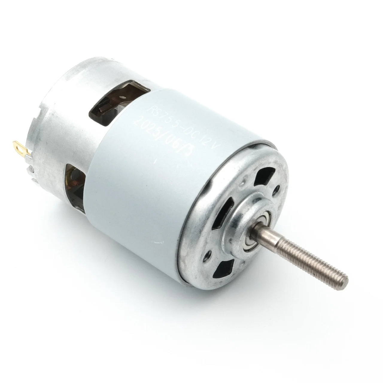 Lithium Electric Lawn Mower Accessories 755 DC Motor 12V 18V 21V Cordless Weeder 5mm Screw Threaded Shaft
