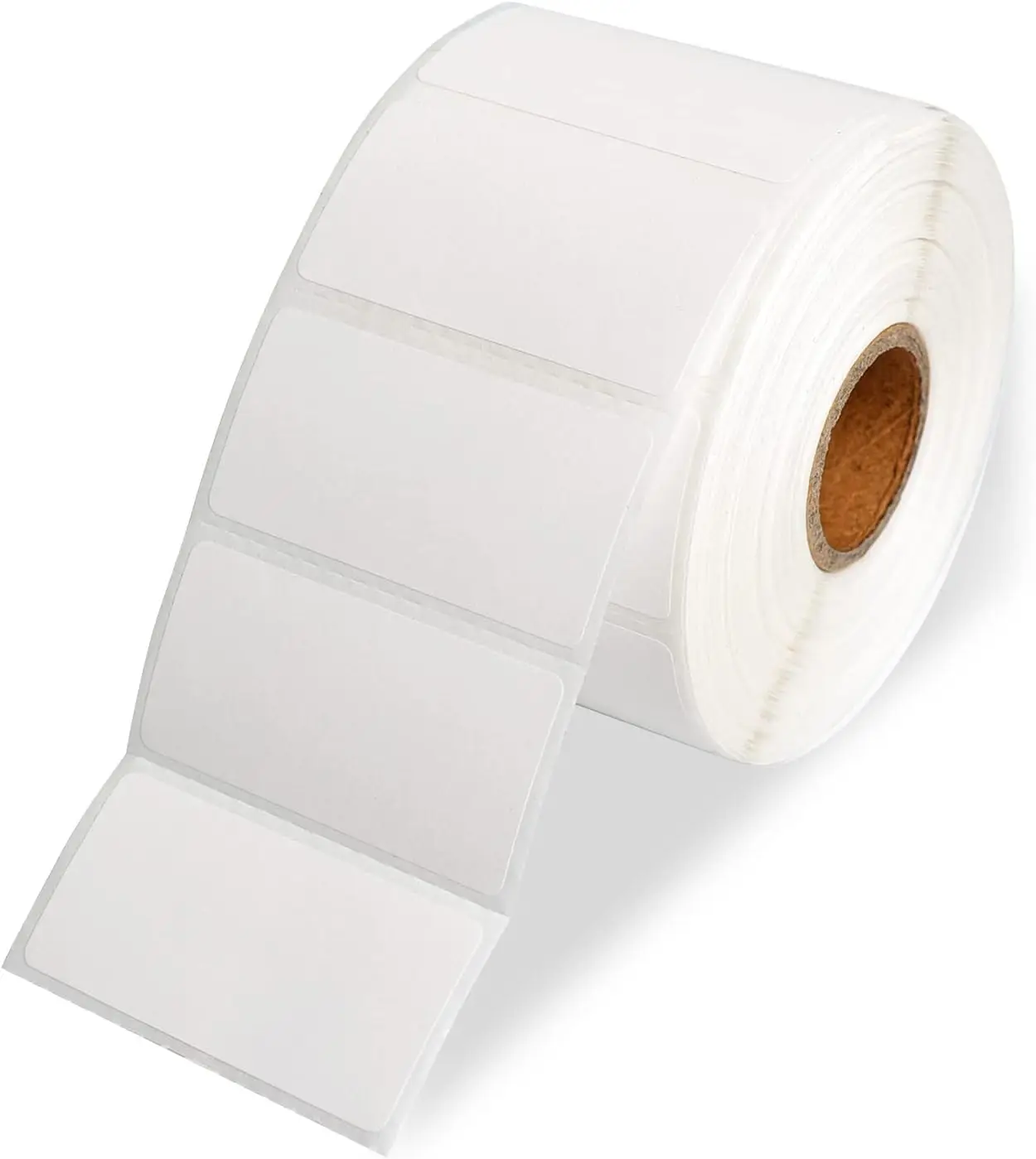 

Термоэтикетки 2x1 дюйма для штрихкодов UPC, адресных этикеток, перфорированные, совместимы со всеми термопринтерами (1 рулон, 1200 этикеток/рулон)