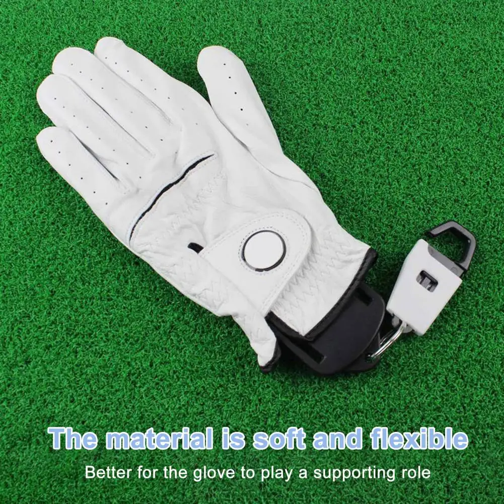 1/2Pcs Golf Gloves Stretcher Support Frame Golf Gloves Holder Hanger Rack Hook Design Glove Dryer Shaper for Gloves Maintenance