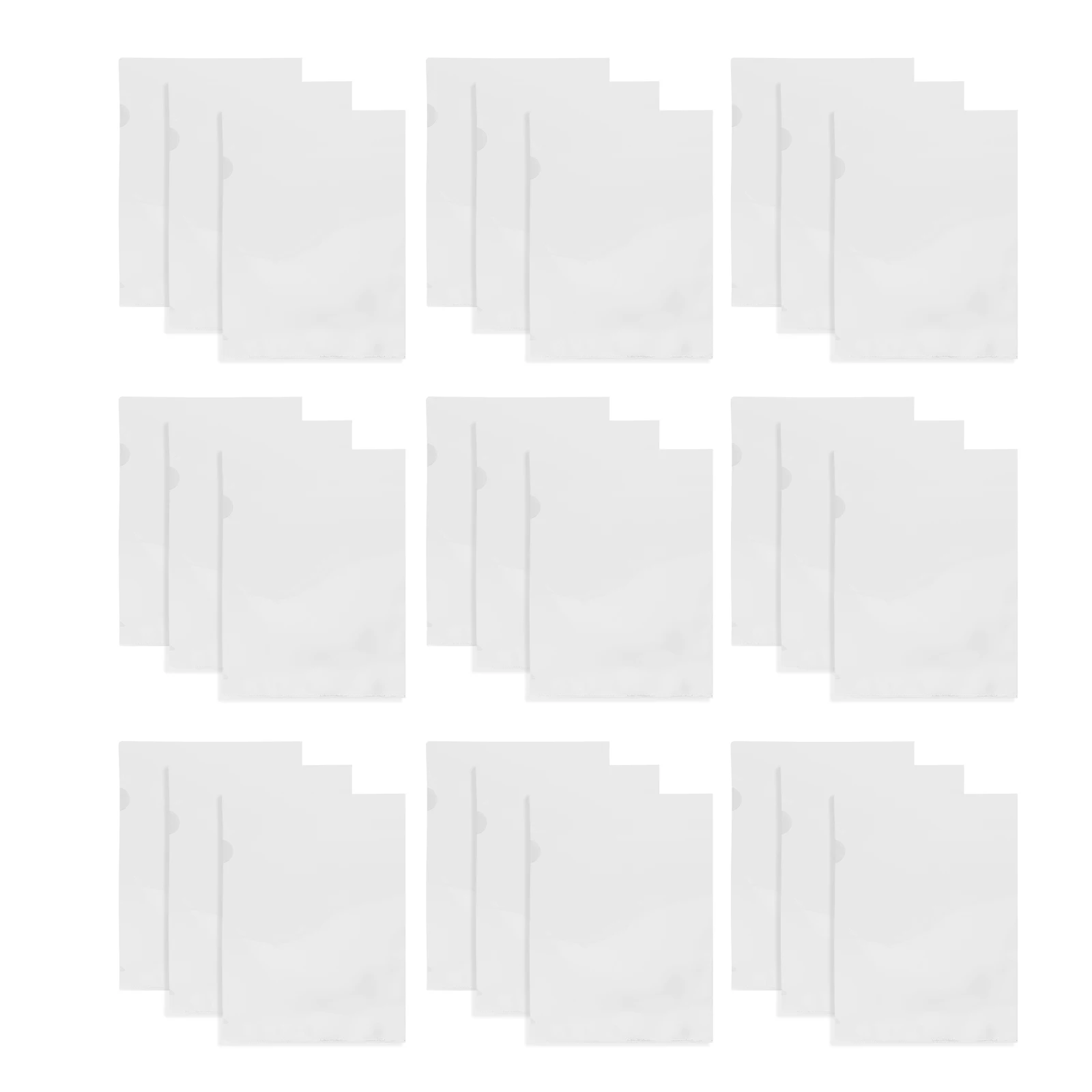 

30 Pcs Folder Information Bag Document Bags Chic Files Folders Pp A4 Paper Holders Transparent