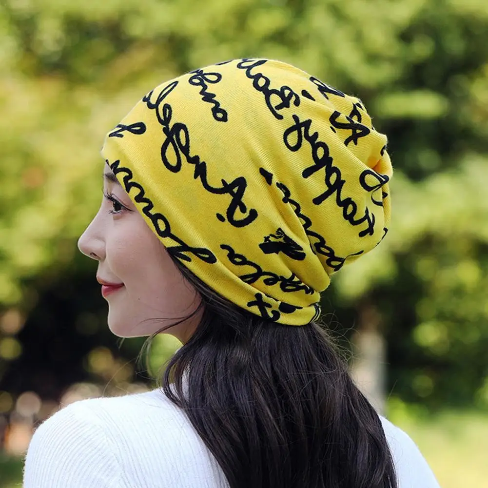 

Winter Women Hat Warm Beanie Hats Cap Turban Tube Bandana Outdoor Head Face Scarf Neck Warmer Collar Printed Scarf Cover Cap